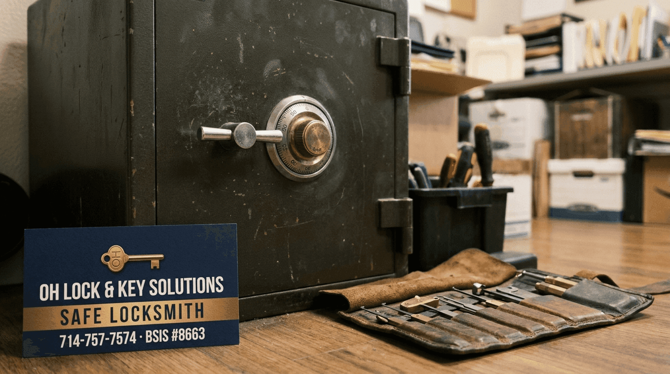 Safe Locksmith by OH Lock and Key Solutions — Orange County, CA (BSIS #8663).
